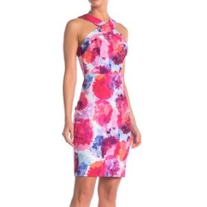Trina Turk Ace Floral Print Sleeveless Dress 8